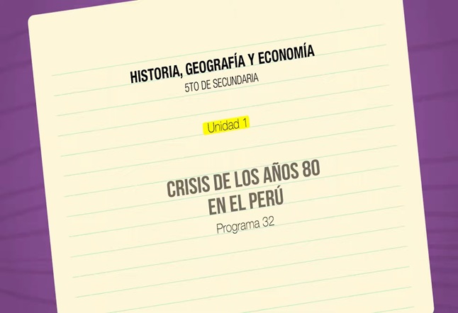 Crisis de los 80 en el Perú